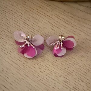 Kate Spade Pink Floral Earrings